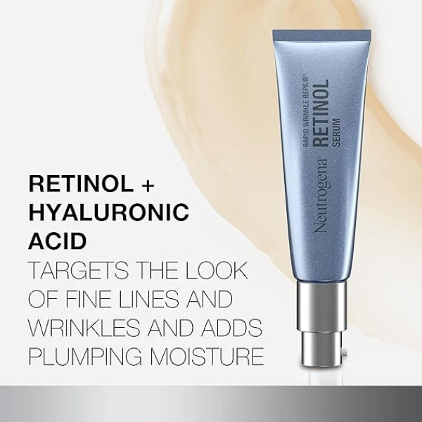 Neutrogena Rapid Wrinkle Repair Retinol Anti-Wrinkle Face Serum with Hyaluronic Acid 3