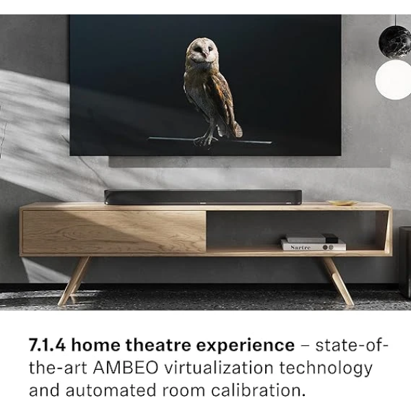 Sennheiser AMBEO Soundbar Plus for TV and Music with Immersive 3D Surround Sound 家庭劇院 3