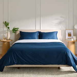 Purple PerfectStay Duvet Cover Easy to Assemble Night Sky Blue Twin/TwinXL Two Piece 100% Cotton 床包+枕套