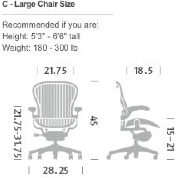 Herman Miller Classic Aeron Task Chair 人體工學椅 3