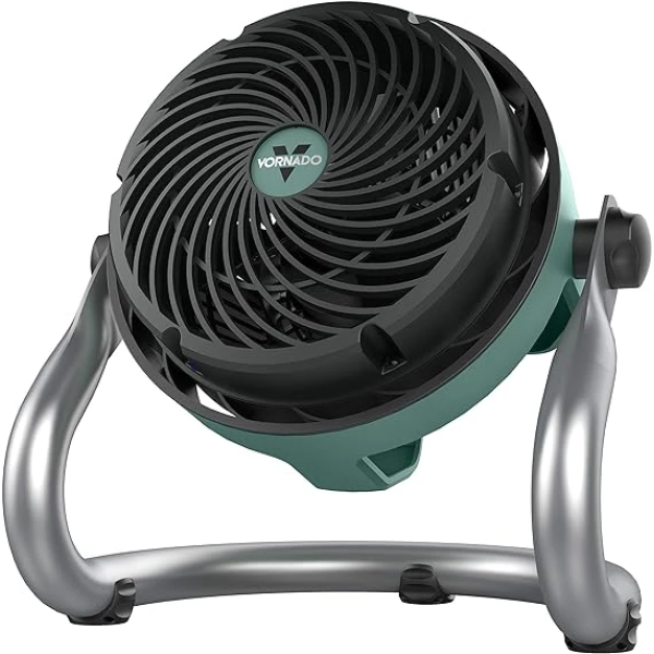 Vornado EXO51 Heavy Duty Air Circulator Shop Fan with IP54 Rated Dustproof and Water-Resistant Motor, Green, CR1-0389-17 1