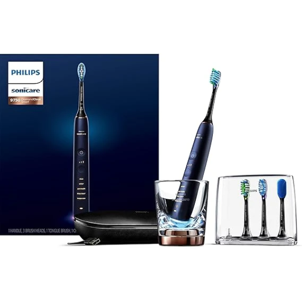 Philips Sonicare DiamondClean Smart 9750 Rechargeable Electric Power Toothbrush for Complete Oral Care 1