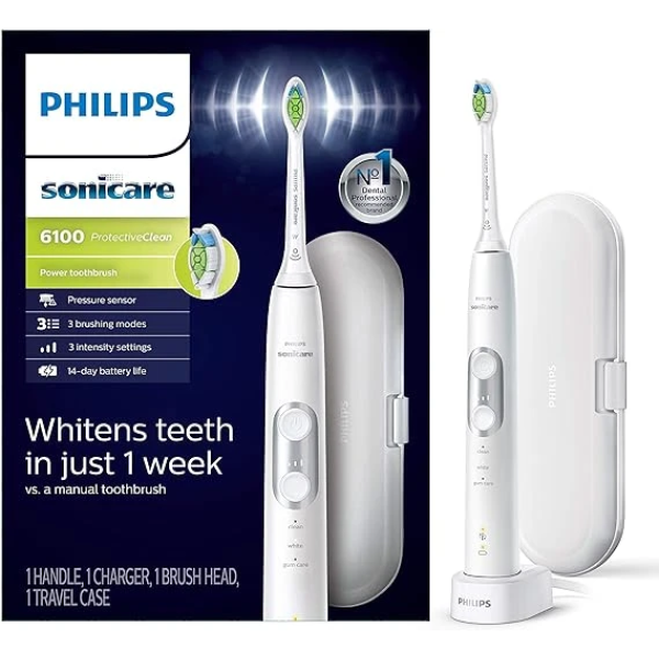 Philips Sonicare ProtectiveClean 6100 Rechargeable Electric Power Toothbrush 1