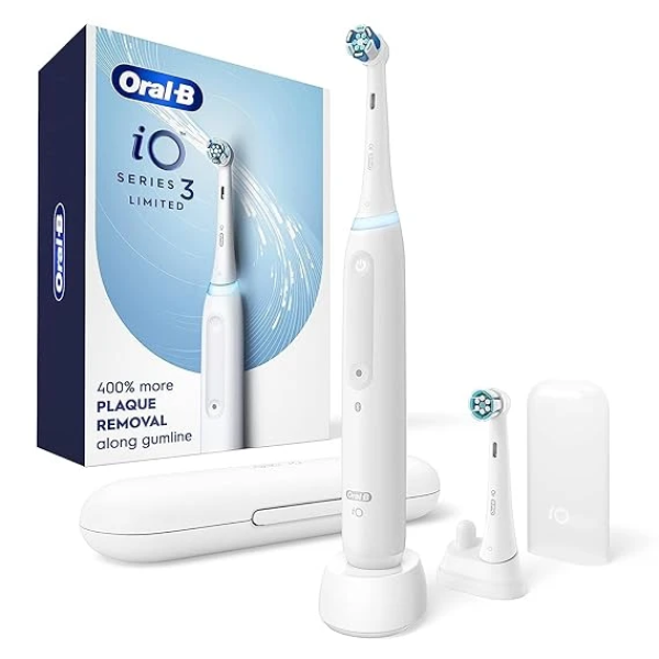 Oral-B iO Series 3 Limited Electric Toothbrush with (2) Brush Heads, Rechargeable 1