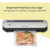 FoodSaver Space-Saving Vacuum Sealer with Bags and Roll 4