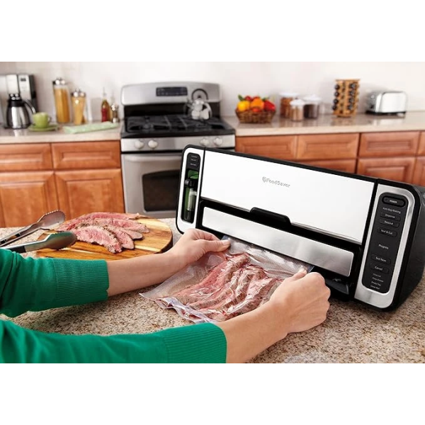 FoodSaver Vacuum Sealer Machine with Express Vacuum Seal Bag Maker with Sealer Bags and Roll and Handheld Vacuum Sealer for Airtight Food Storage and Sous Vide 2