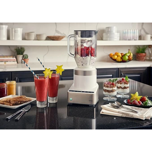 Braun JB7350 WHS PureMix Power Countertop Blender with Thermal Resistant Glass Jug 2