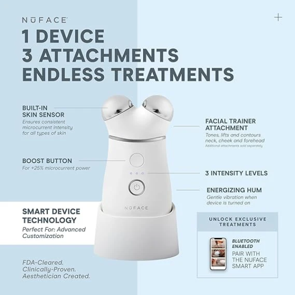 NuFACE TRINITY+ FDA Cleared Microcurrent Facial Device 美容儀 3
