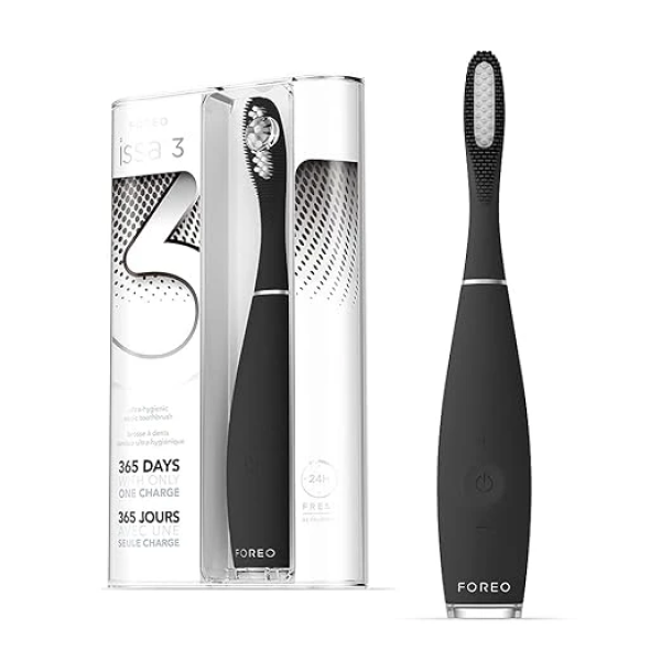 FOREO ISSA 3 Rechargeable Electric Ultra-Hygienic Sonic Toothbrush with Silicone & PBT Polymer Bristles 電動牙刷 1