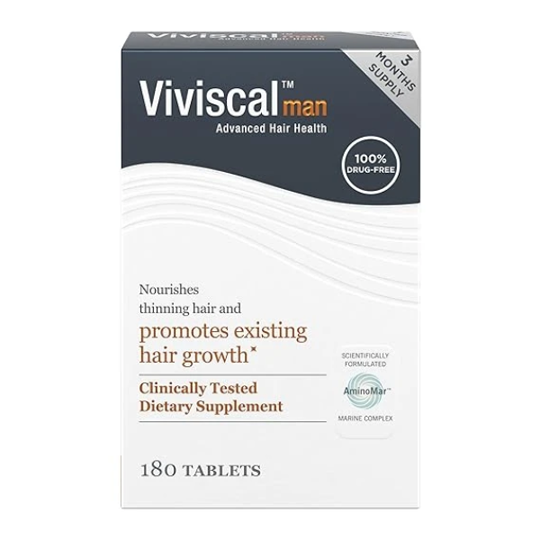Viviscal Men's Hair Growth Supplements for Thicker 薇絲卡魔髮錠 男用育髮保健品 1