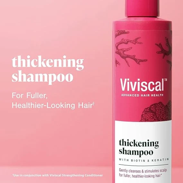 Bundle of Viviscal Hair Thickening Shampoo 250ml (8.45 fl. oz.) + Viviscal Hair Thickening Serum 50ml (1.69 fl. oz.) 洗髮精+育髮精華液 2