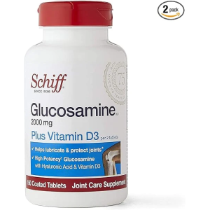 Schiff Glucosamine with Vitamin D3 & Hyaluronic Acid 關節保健食品