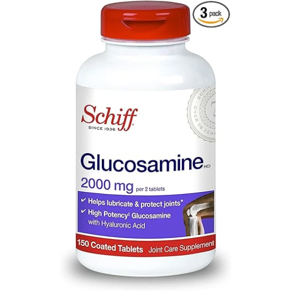 SCHIFF Glucosamine 2000Mg With Hyaluronic Acid 關節保健食品 1