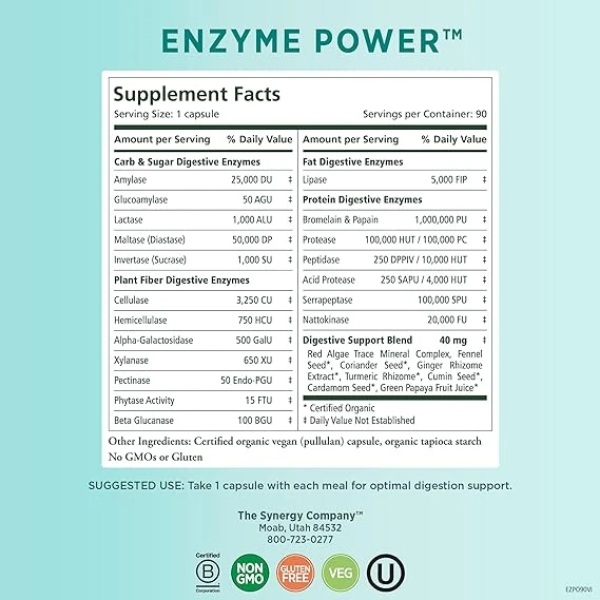 PURE SYNERGY Enzyme Power 保健食品 2
