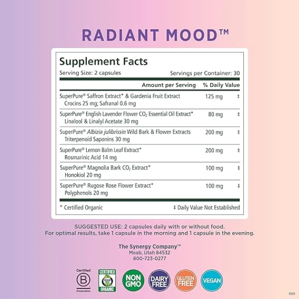 Pure Synergy Radiant Mood 保健食品 2