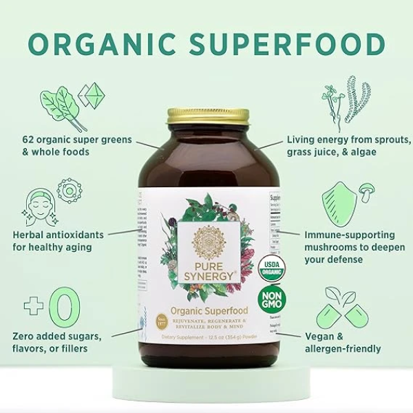 PURE SYNERGY Organic Superfood Powder 保健食品 3