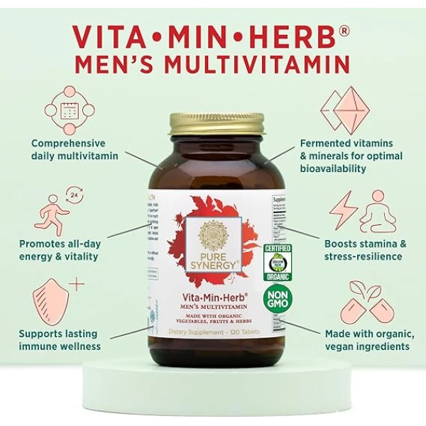 PURE SYNERGY Vita·Min·Herb for Men 綜合維他命保健食品 3