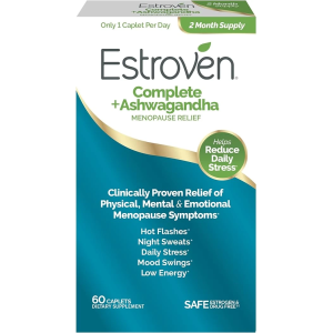Estroven Complete + Ashwagandha Multi-Symptom Menopause Supplement for Women 更年期保健食品