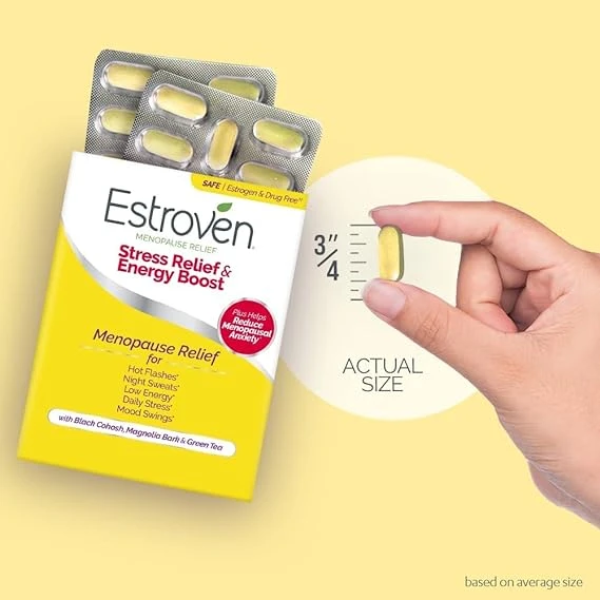 Estroven Stress Relief & Energy Boost for Menopause Relief 更年期保健食品 3
