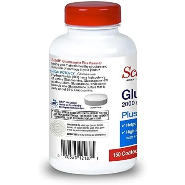 Glucosamine 2000mg (per serving) + Vitamin D3 關節保健食品 3