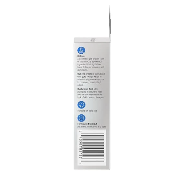 Neutrogena Retinol Eye Cream for Dark Circles, Rapid Wrinkle Repair 露得清 a醇眼霜 3