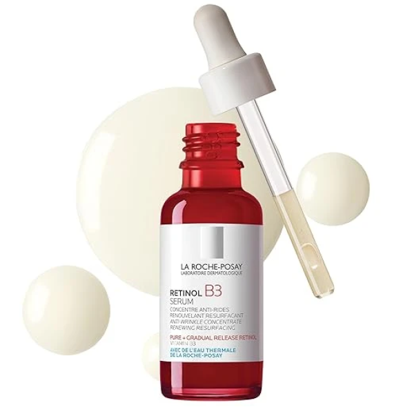 La Roche-Posay Pure Retinol Face Serum with Vitamin B3. Anti Aging Face Serum for Lines 理膚寶水 精華液 1
