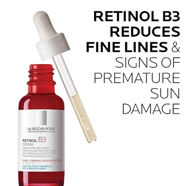 La Roche-Posay Pure Retinol Face Serum with Vitamin B3. Anti Aging Face Serum for Lines 理膚寶水 精華液 3