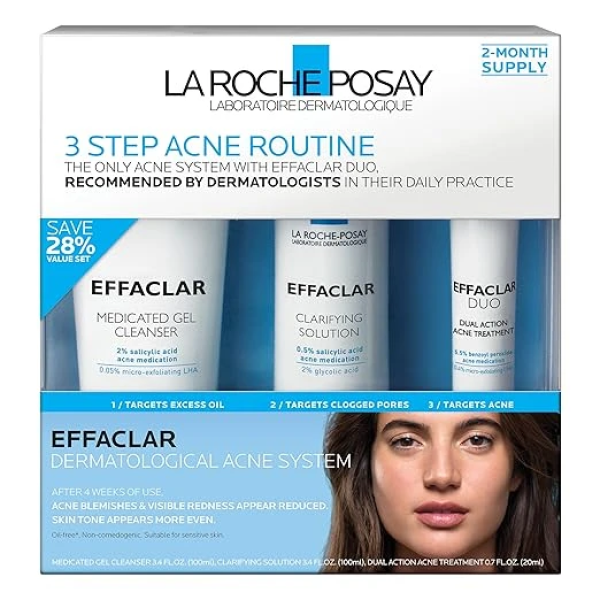 La Roche-Posay Effaclar Dermatological 3 Step Acne Treatment System 理膚寶水抗痘組 2