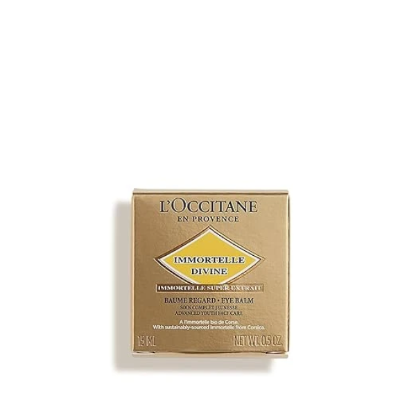 L’OCCITANE Immortelle Divine Eye Balm 0.50 oz 歐舒丹 蠟菊賦活濃萃眼霜 2