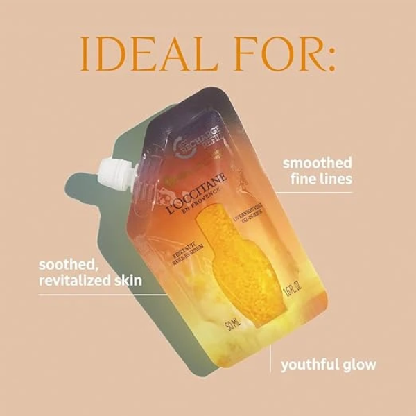 L'Occitane Immortelle Overnight Reset Oil-In-Serum 歐舒丹 蠟菊煥活雙效精華 3