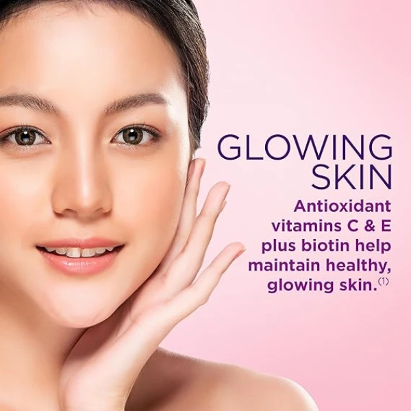 Nature's Bounty Hair Skin & Nails with Biotin Strawberry Gummies Vitamin Supplement 自然之寶 維他命軟糖 3