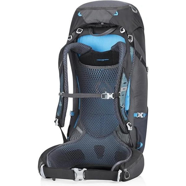 Gregory Mountain Products Zulu 55 Backpacking Backpack Ozone Black Small/Medium 登山背包 2