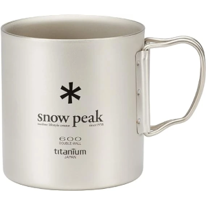 Snow Peak Titanium Double 600 Wall Cup 鈦杯