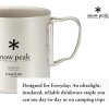 Snow Peak Titanium Double 600 Wall Cup 鈦杯 4