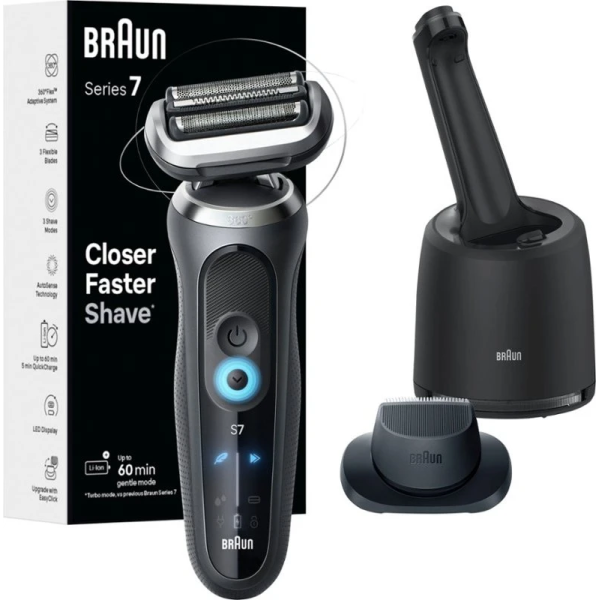 Braun Series 7 Wet/Dry Electric Shaver with Smart Center Grey 電動刮鬍刀 1