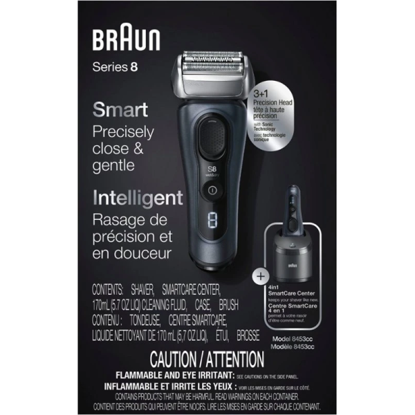 Braun Series 8 8453cc Wet/Dry Electric Shaver Grey 電動刮鬍刀 3