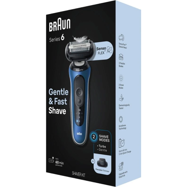 Braun Series 6 Wet/Dry Electric Shaver Blue 電動刮鬍刀 3