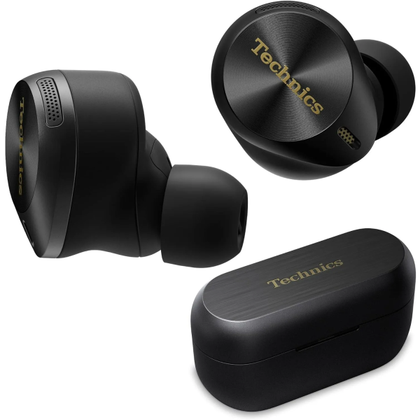 Technics Premium Hi-Fi True Wireless Bluetooth Earbuds with Advanced Noise Cancelling EAH-AZ80-K 1