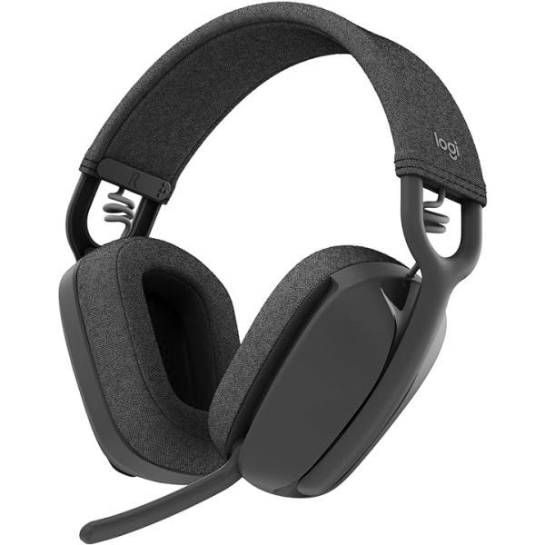 Logitech Zone Vibe 100 Lightweight Wireless Over Ear Headphones with Noise Canceling Microphone 1