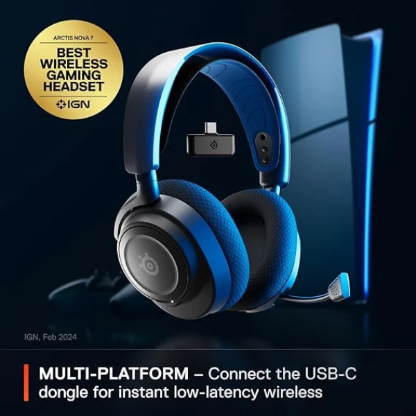 SteelSeries Arctis Nova 7P Wireless Multi-Platform Gaming Headset 無線電競耳機麥克風 2