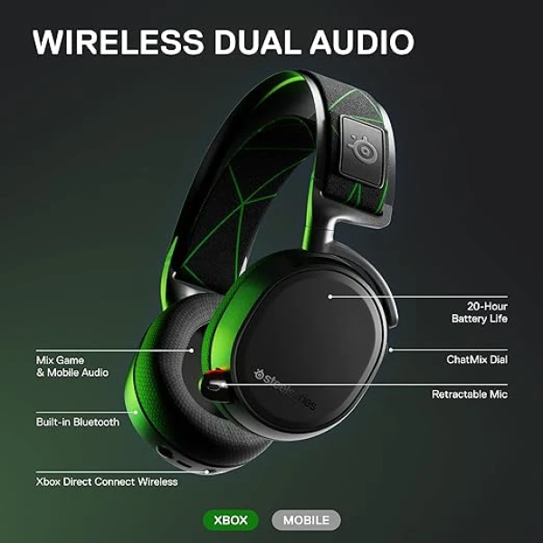 SteelSeries Arctis 9X Wireless Gaming Headset 無線電競耳機麥克風 3