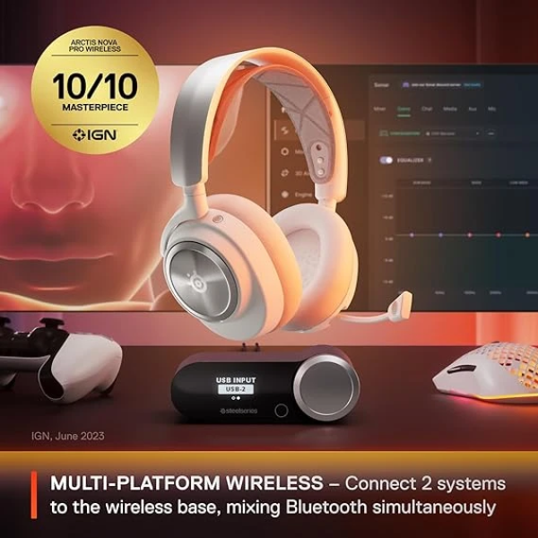 SteelSeries Arctis Nova Pro Wireless Multi 賽睿 無線電競耳機麥克風 2