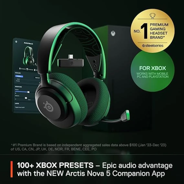 SteelSeries Arctis Nova 5X Wireless Multi-System Gaming Headset 無線電競耳機麥克風 2