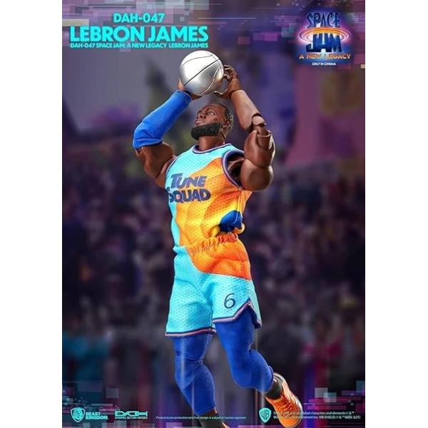 Beast Kingdom Space Jam: A New Legacy: Lebron James DAH-047 Dynamic 8ction Heroes Action Figure,Multicolor 野獸國 公仔 3