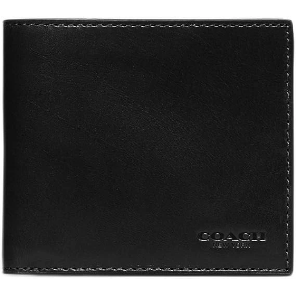 Coach Men's Boxed Water Buffalo Double Billfold 1