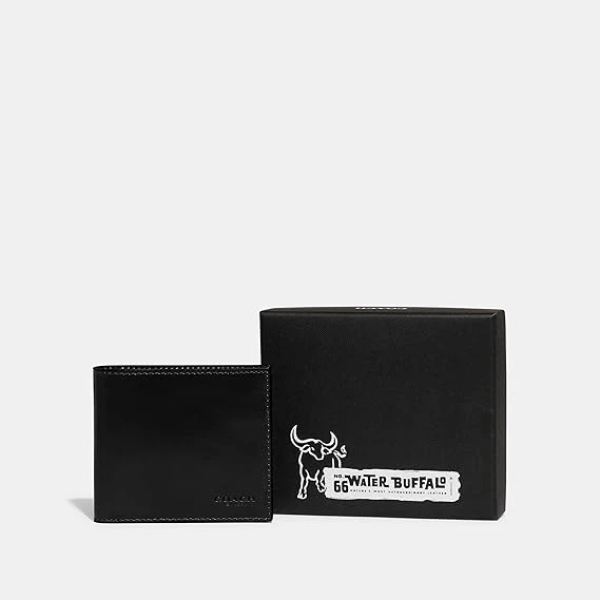Coach Men's Boxed Water Buffalo Double Billfold 2