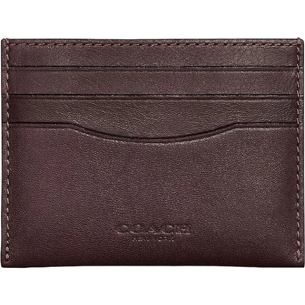 Coach Flat Card Case in Sport Calf 1