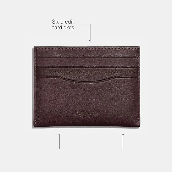 Coach Flat Card Case in Sport Calf 3