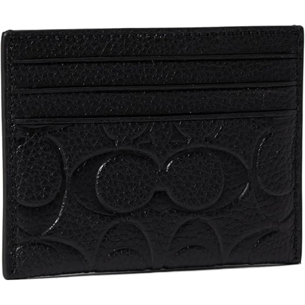 Coach Flat Card Case in Signature Leather 2