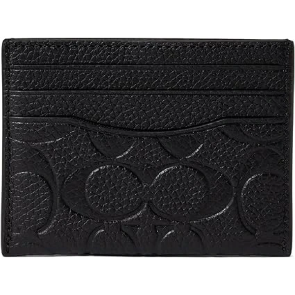 Coach Flat Card Case in Signature Leather 3
